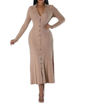 Load image into Gallery viewer, Beige &#39;Valerie&#39; Dress