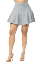 Load image into Gallery viewer, Grey Cece Flare Skirt