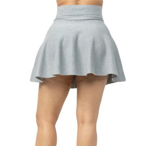 Grey Cece Flare Skirt