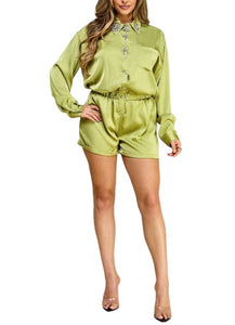 'Georgie' Long Sleeve Romper