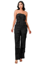 Load image into Gallery viewer, Anette Cargo Jumpsuit