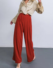 Load image into Gallery viewer, Red &#39;Adele&#39; Pants