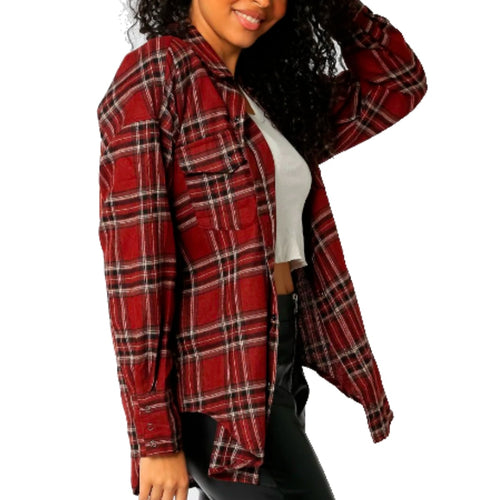 Burgundy Flannel