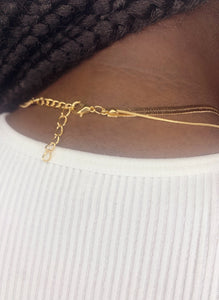 Gold Multi-layered Chocker